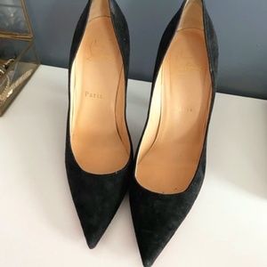 Christian Louboutin Suede Kate Stiletto